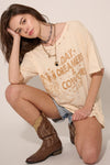 Day dreamer & Cowgirl Club VIntage T-shirt