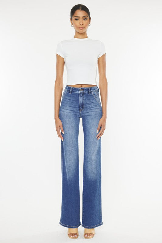 Ultra-High Rise Flare Jeans
