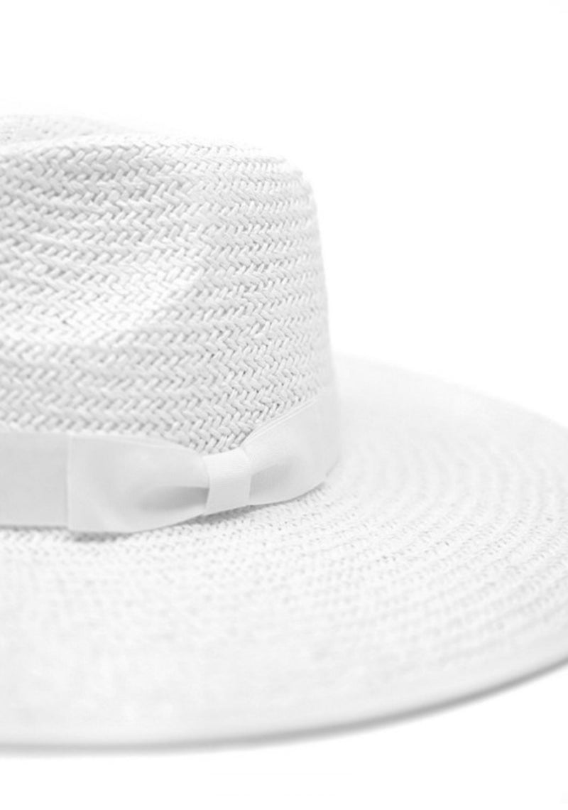 White Paper Straw Hat